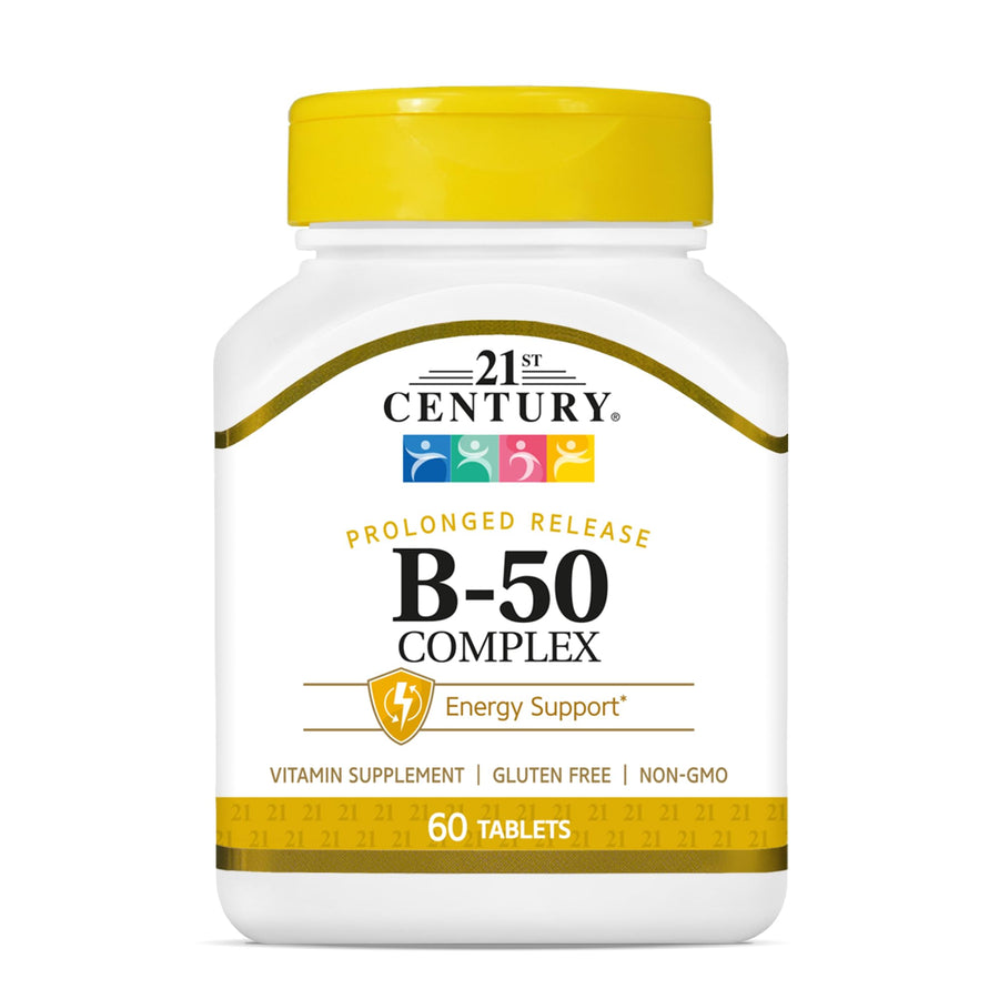 21st Century B Complex Prolonged Release, 60 Count