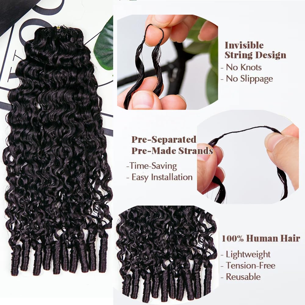 yimisunny Burmese Curly Crochet Hair, 20 Inch, 1 Count, 60 g