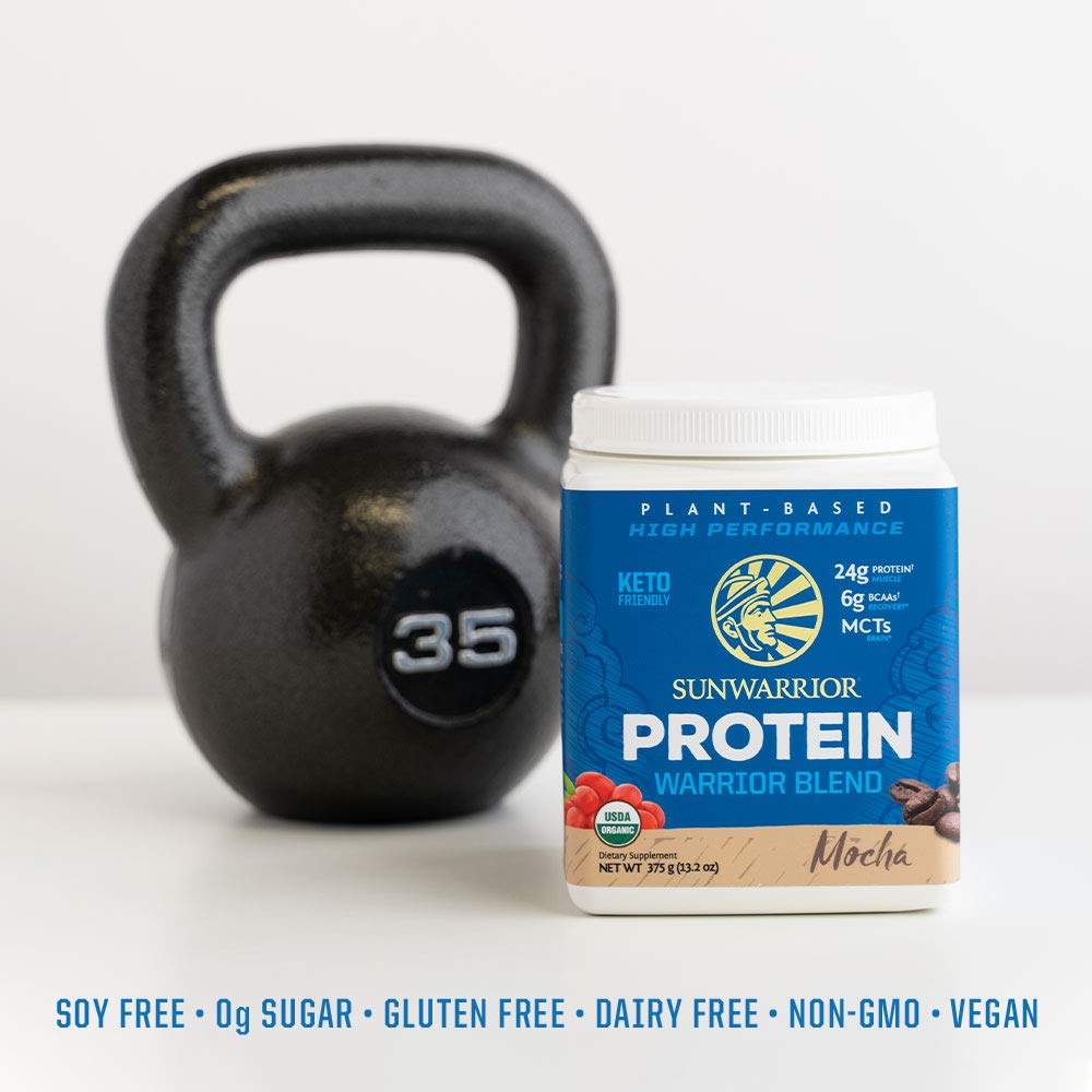 Sunwarrior Warrior Blend Plant Based Protein Powder, Mocha, 750 g