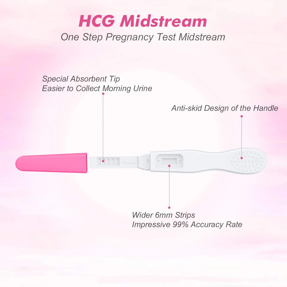 MOMMED 5 HCG Pregnancy Test, Midstream