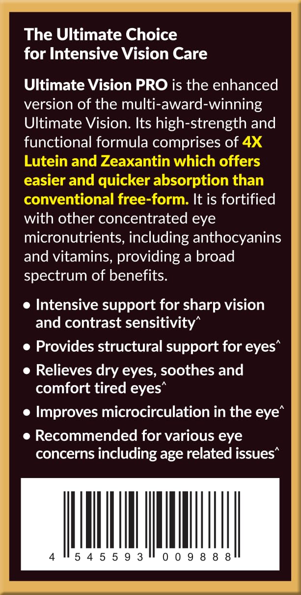 AFC Japan Ultimate Vision PRO Eye Formula, 30 Count