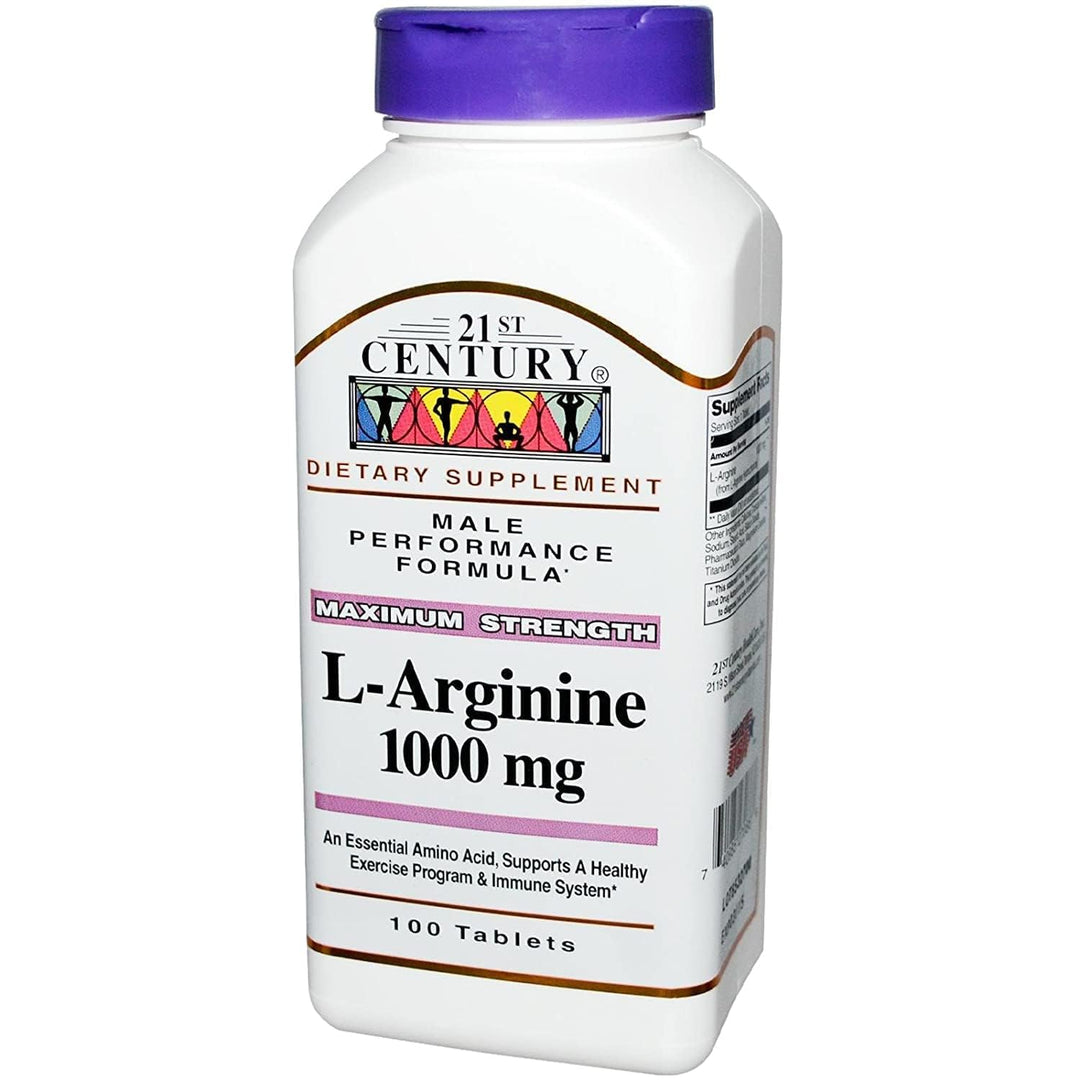 21st Century L-Arginine, 1000 mg, 100 Count