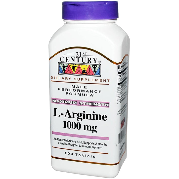 21st Century L-Arginine, 1000 mg, 100 Count