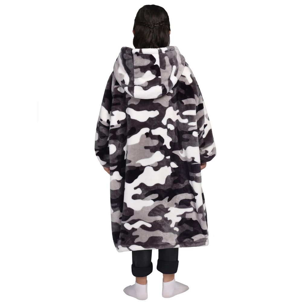 Waitu Wearable Blanket Hoodie, Camo