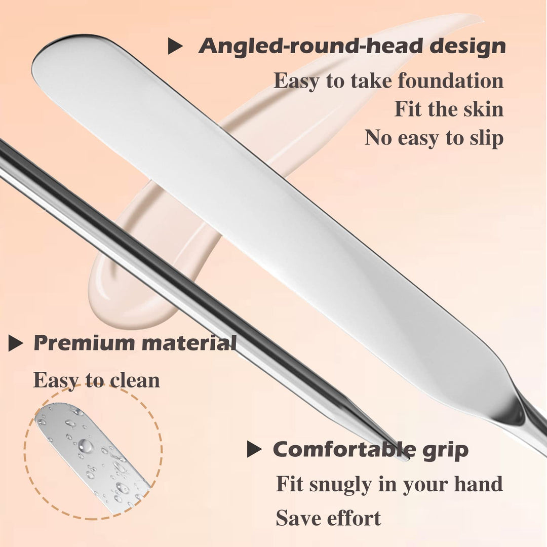 Penugo Picasso Makeup Spatula And Palette Set, Stainless Steel
