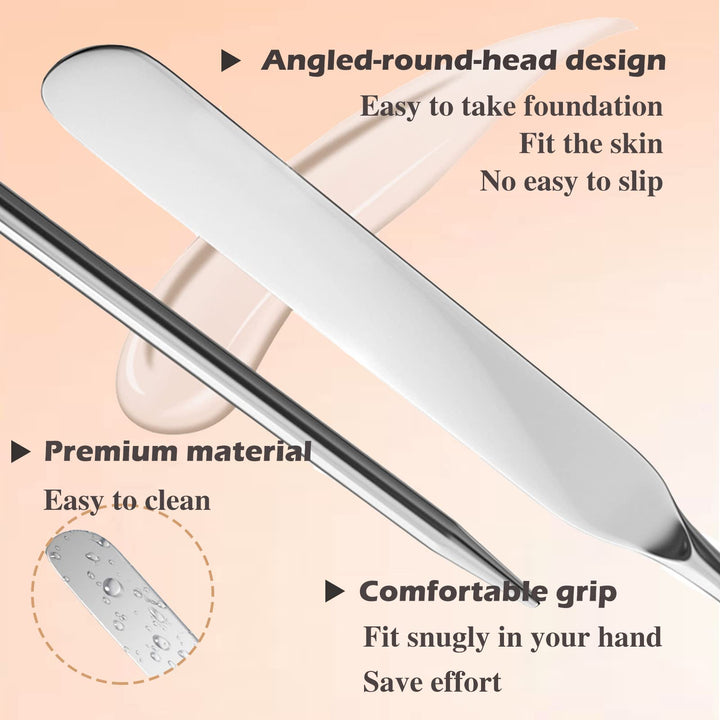 Penugo Picasso Makeup Spatula And Palette Set, Stainless Steel