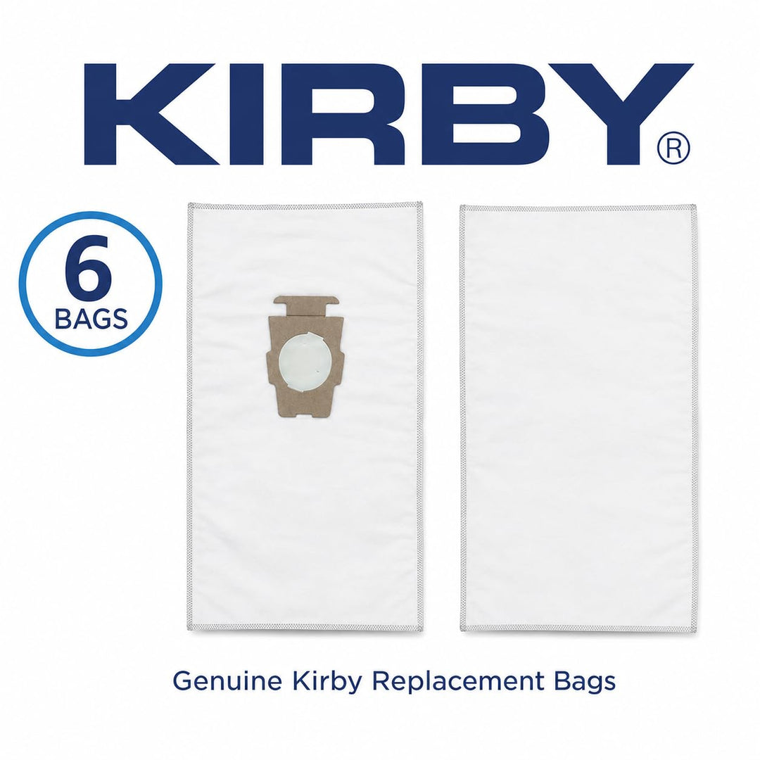 Kirby Micron Magic HEPA Filter Plus Bags, White, 6 Count