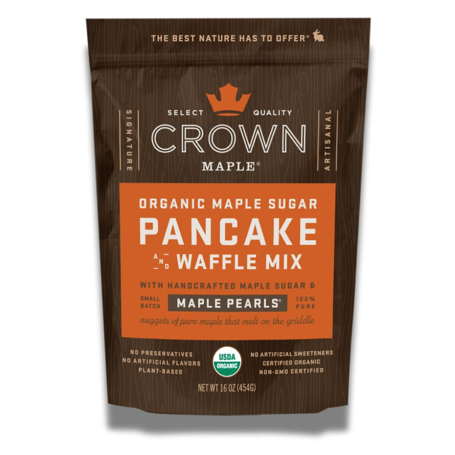 Crown Maple Pancake And Waffle Mix, Organic, 16 oz