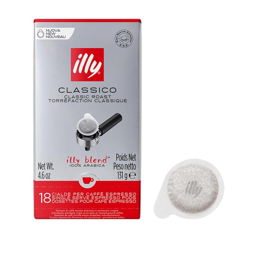 Illy E.S.E Espresso Pods, Medium, 18 Count