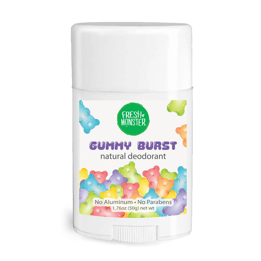 Fresh Monster Kids & Teens Natural Deodorant, Gummy Burst, 1.76 oz
