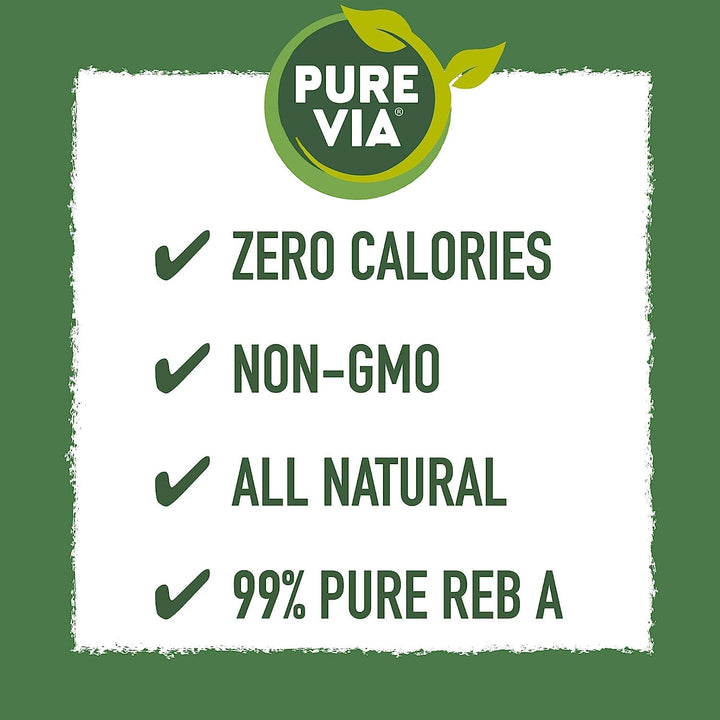 Pure Via Stevia Sweetener Packets, 800 Count