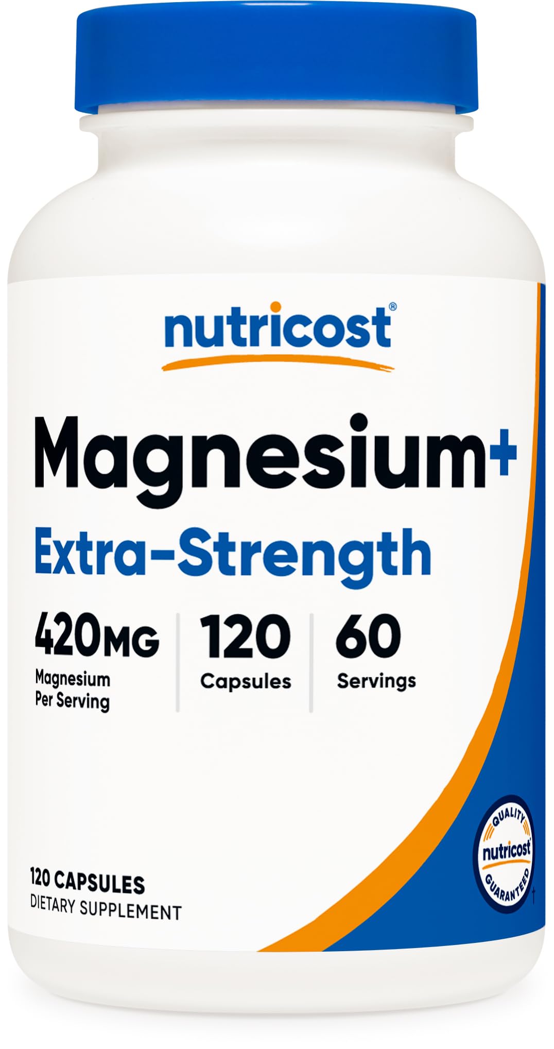 Nutricost Magnesium Glycinate, 420 mg, 120 Count