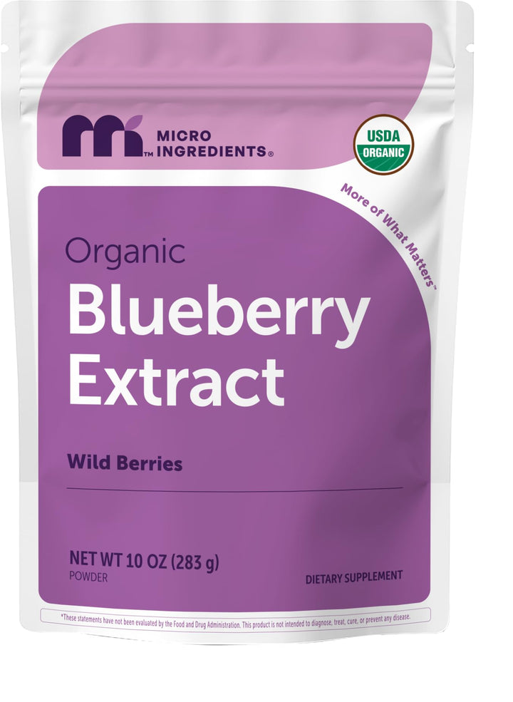 Micro Ingredients Organic Blueberry Extract Powder, 10 oz