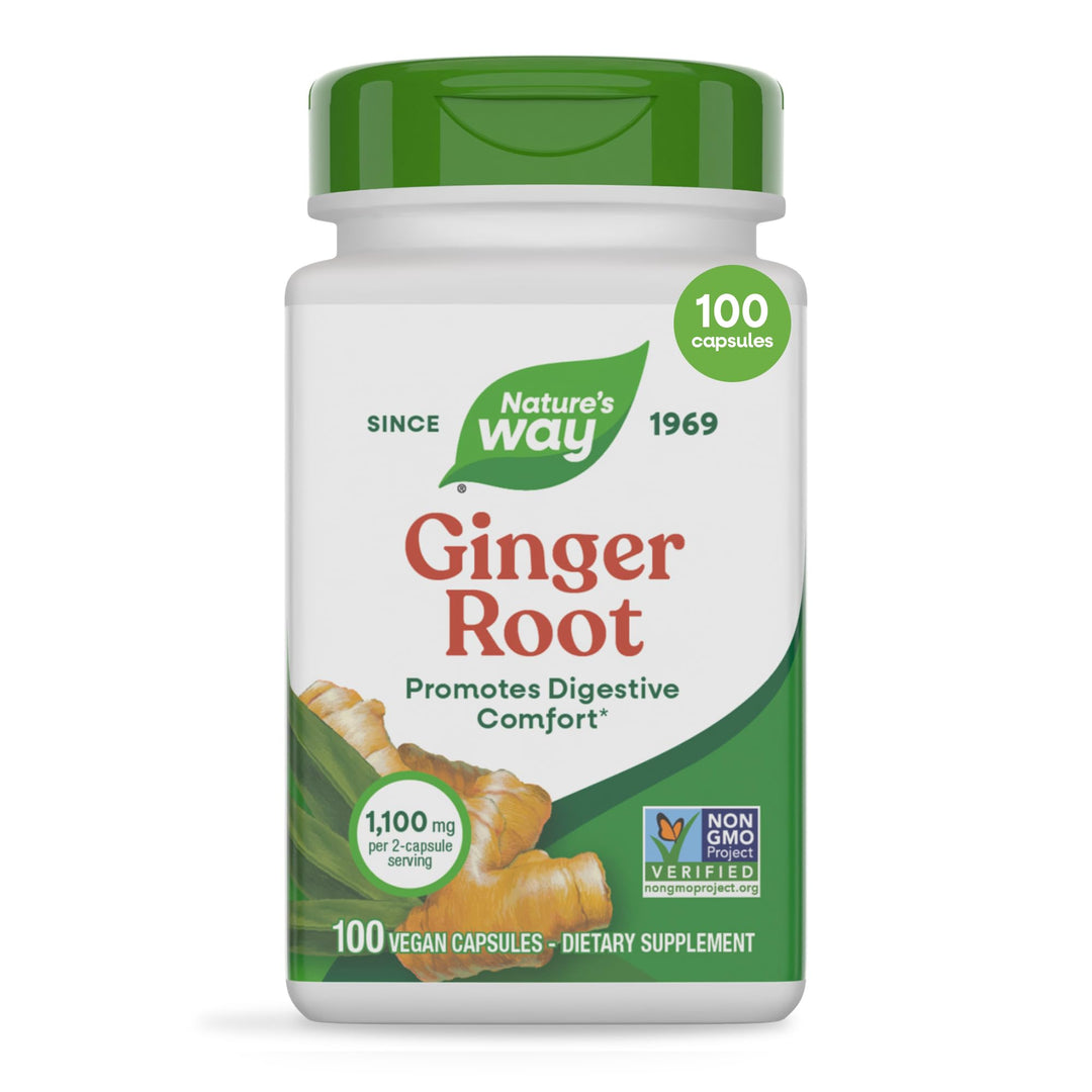 Nature's Way Ginger Root, 1,100 mg, 100 Count