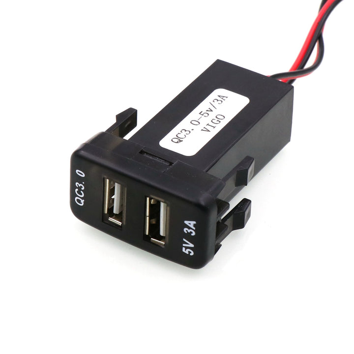 Timloon QC3.0 Dual USB Car Power Socket Adapter