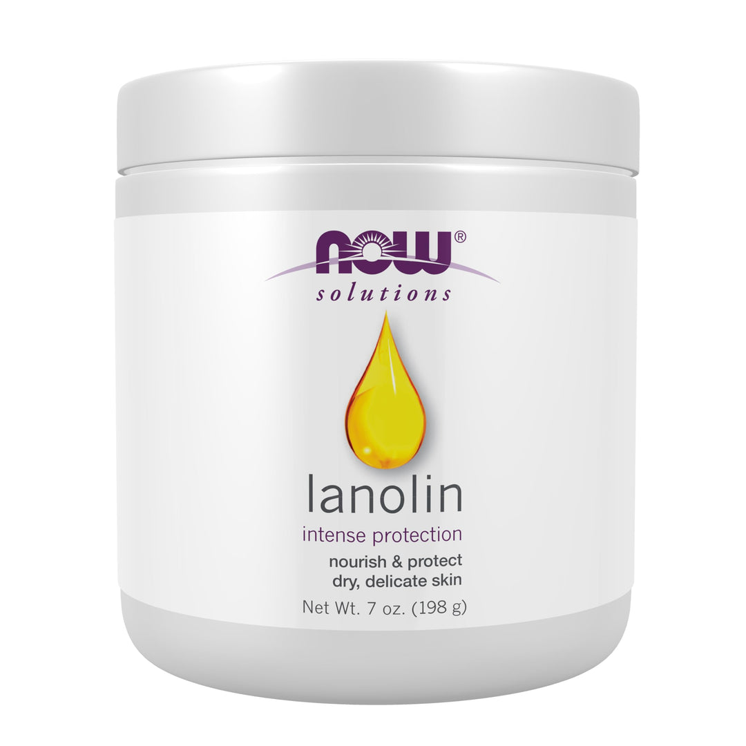 NOW Solutions Pure Lanolin Skin Protectant, 7 oz