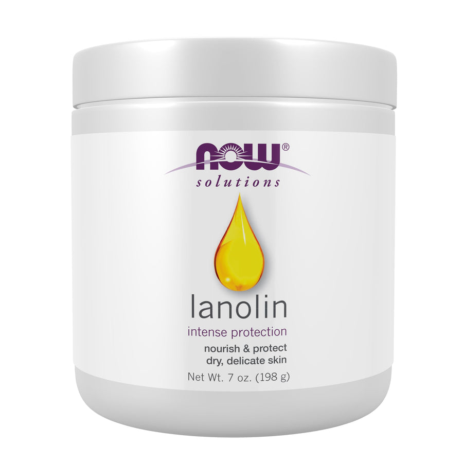 NOW Solutions Pure Lanolin Skin Protectant, 7 oz