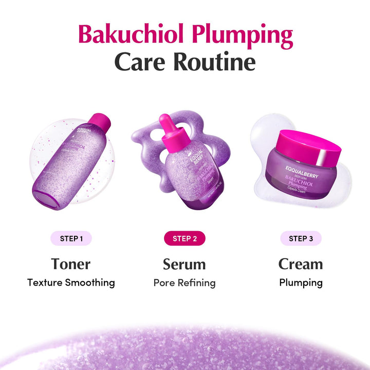 EQQUALBERRY Bakuchiol Plumping Serum, 1.01 oz