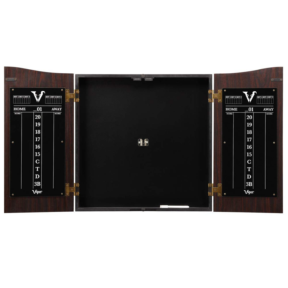 Viper by GLD Products Vault Dartboard Cabinet with Shot King Sisal Dartboard