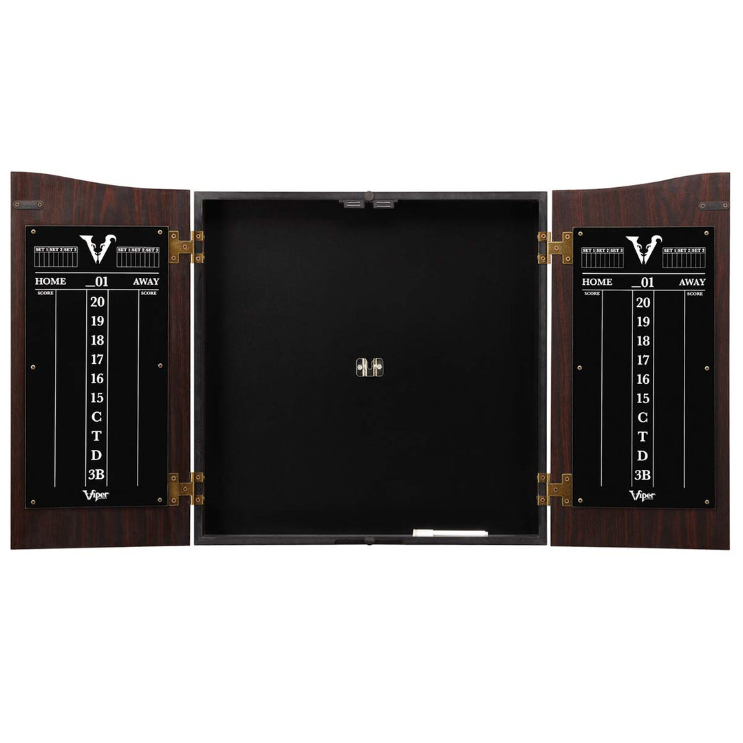Viper by GLD Products Vault Dartboard Cabinet with Shot King Sisal Dartboard