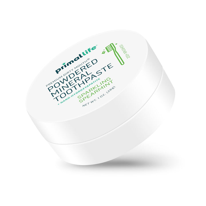Primal Life Organics Dirty Mouth Toothpowder, Spearmint, 1 oz