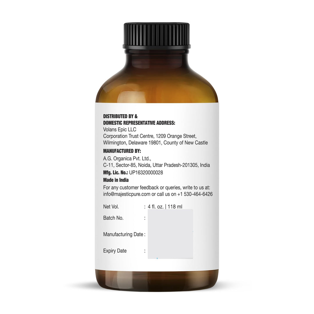 Majestic Pure Lemongrass Essential Oil, 4 fl oz