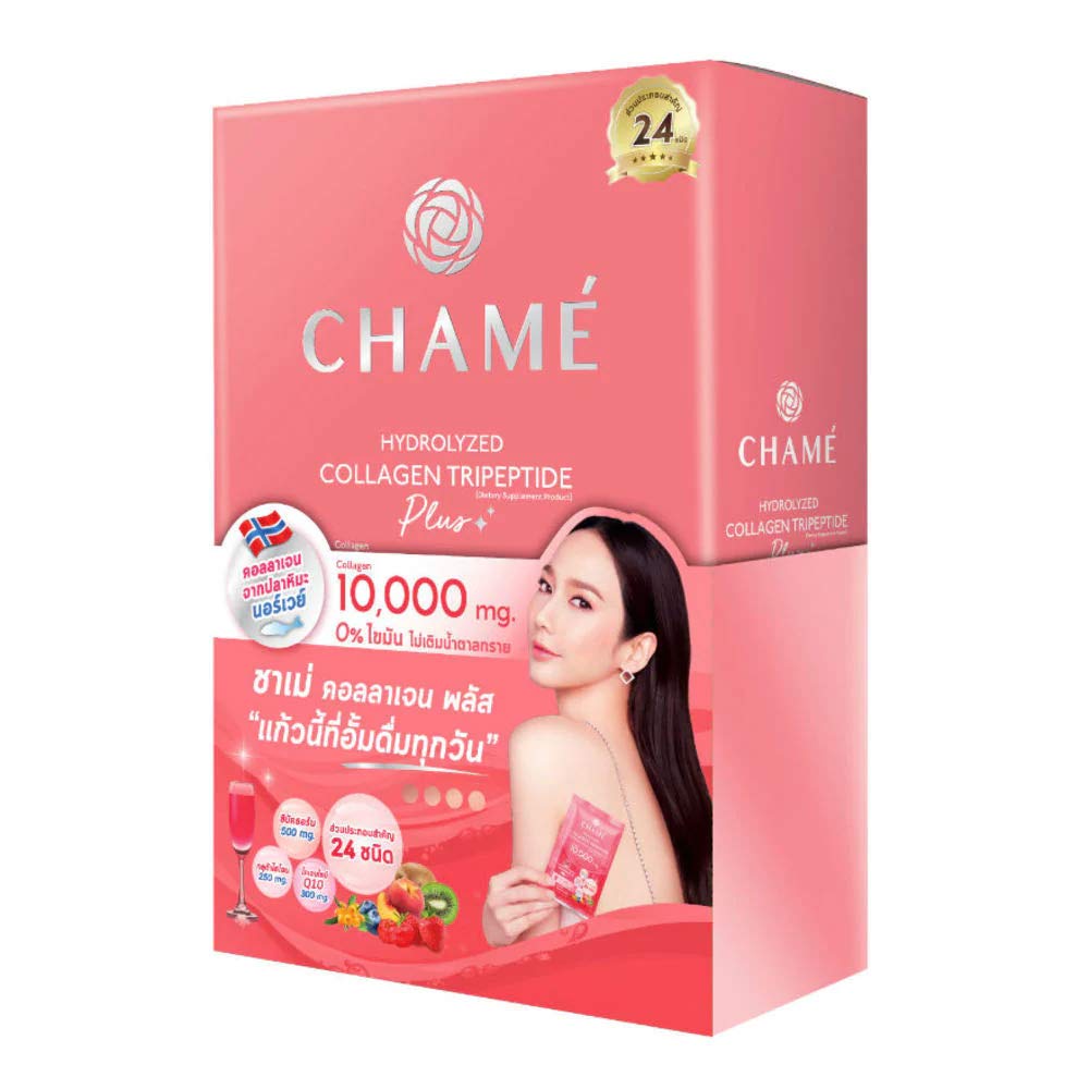 TH Chame Hydrolyzed Collagen Tripeptide Plus, 10,000 mg, 10 Count