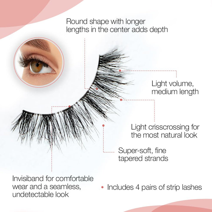 Ardell Strip Lashes Naked Lashes 420, 4 Pairs