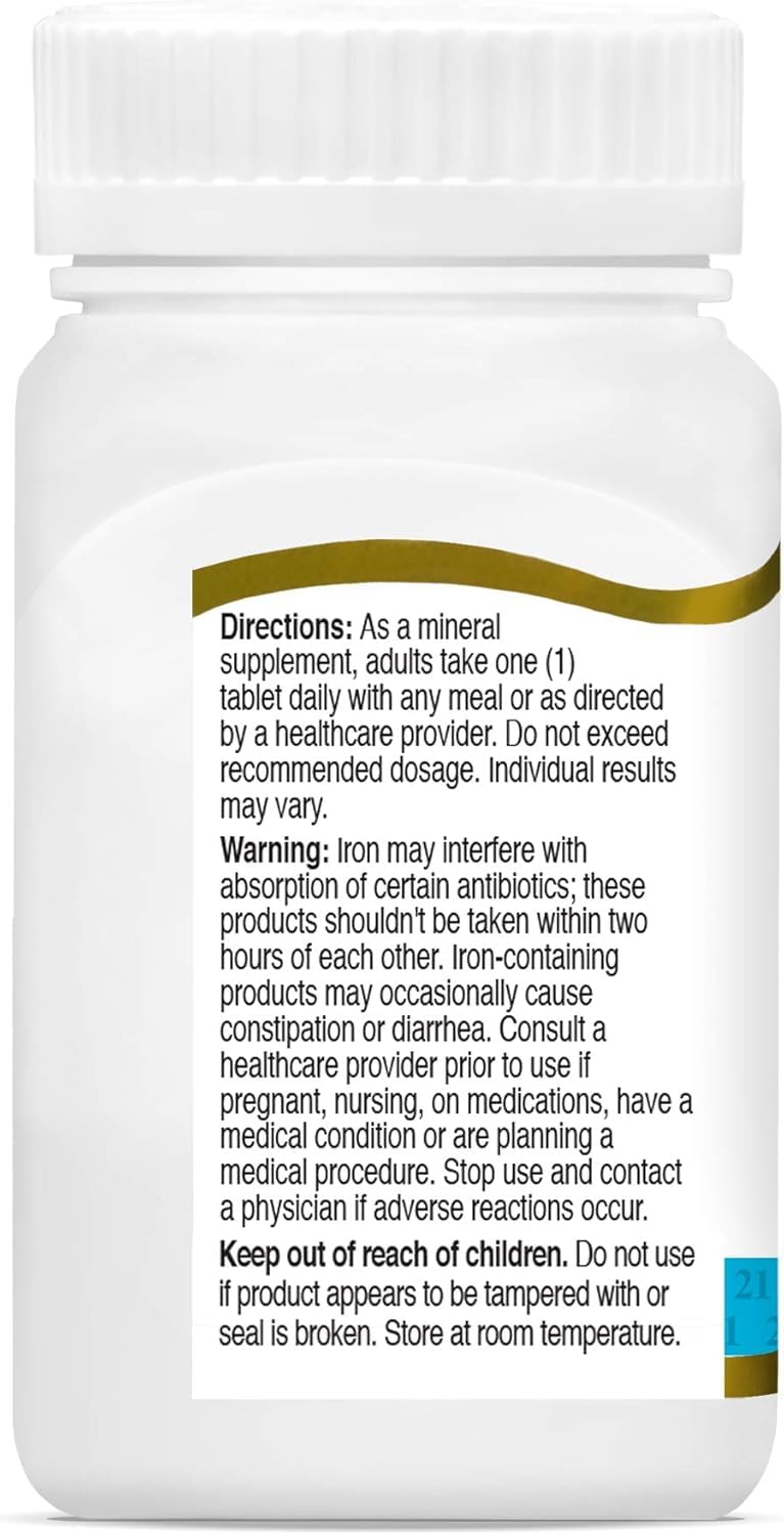 21st Century Iron Tablets, 65 mg, 120 Count