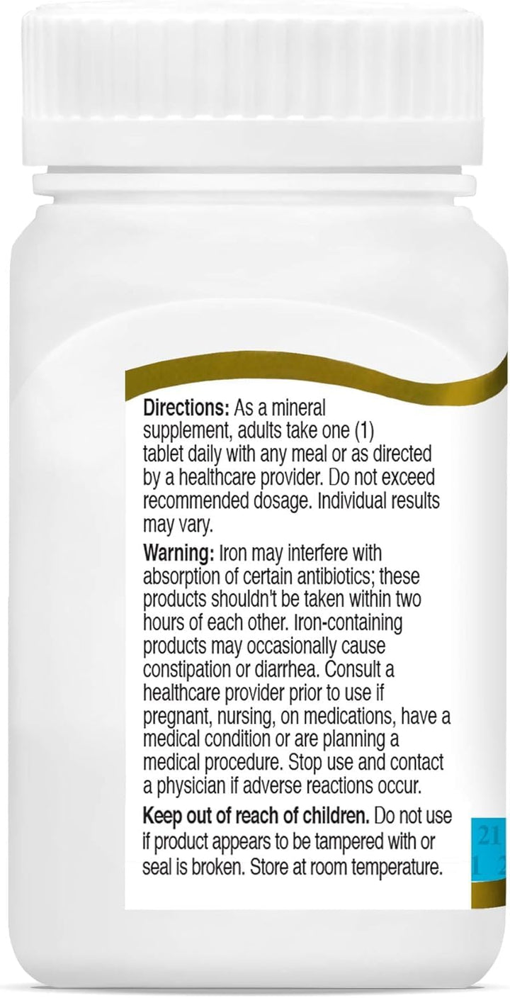 21st Century Iron Tablets, 65 mg, 120 Count