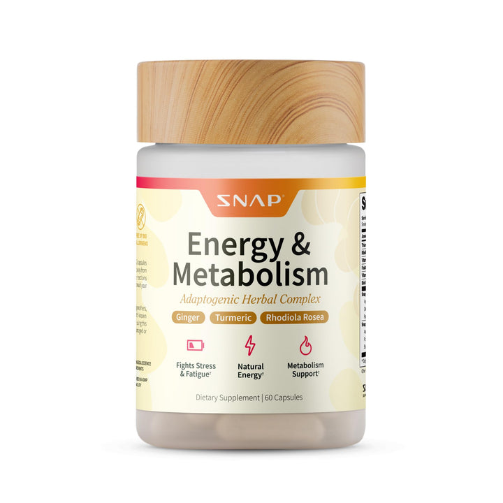 Snap Supplements Energy & Metabolism Adaptogenic Herbal Complex, 60 Count