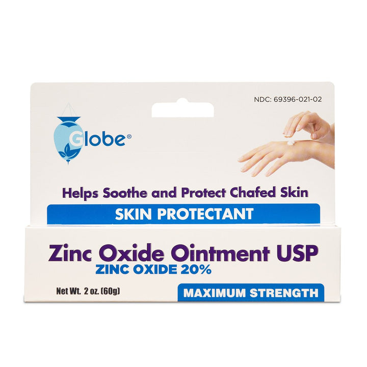 Globe Pharmacy Zinc Oxide Ointment, 20%, 2 oz