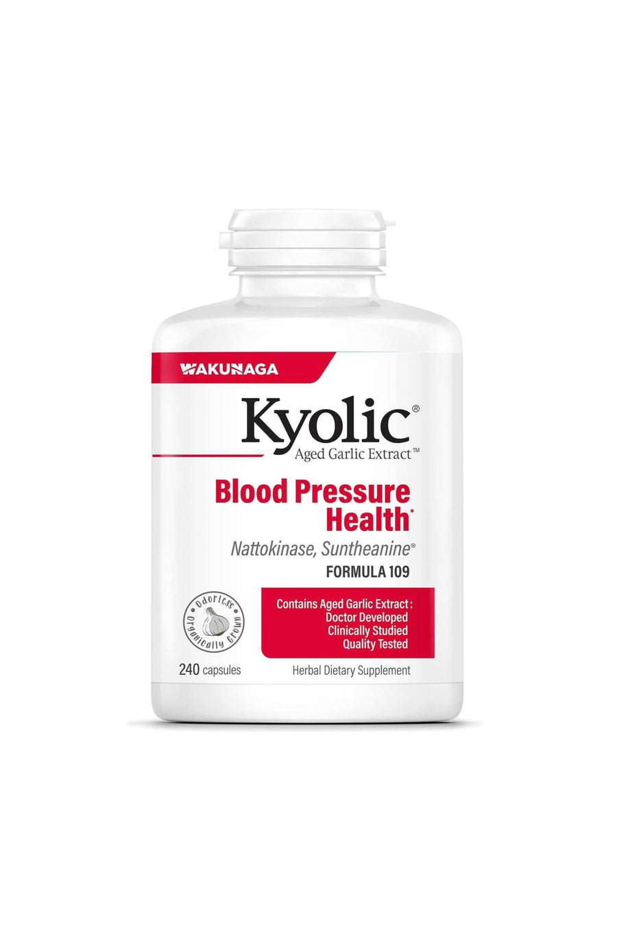 Kyolic Aged Garlic Extract Formula 109 Capsules, 240 Count