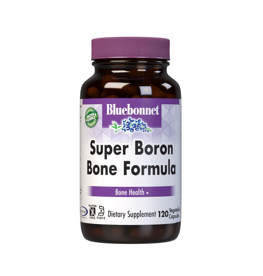 BlueBonnet Super Boron Bone Formula Vegetarian Capsules, 120 Count