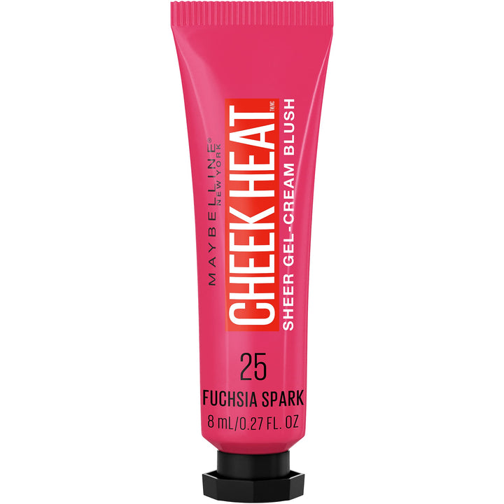Maybelline New York Cheek Heat Gel Cream Blush, Fuchsia Spark, 0.27 fl oz