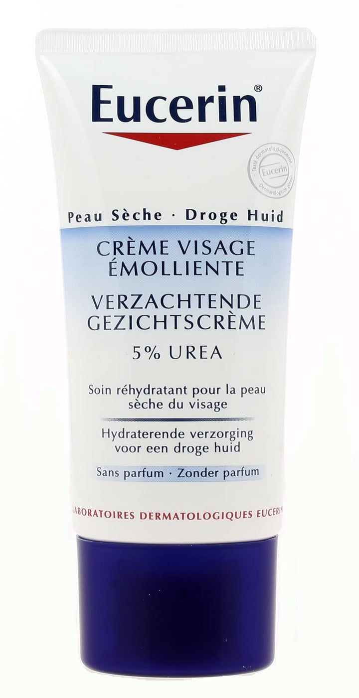 Eucerin Urea Smoothing Face Cream, 5%, 50 ml