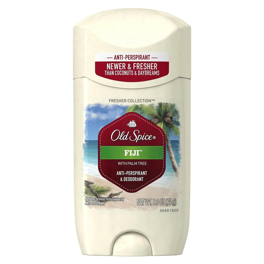 Old Spice Antiperspirant And Deodorant, Fiji With Palm Tree, Pack of 3