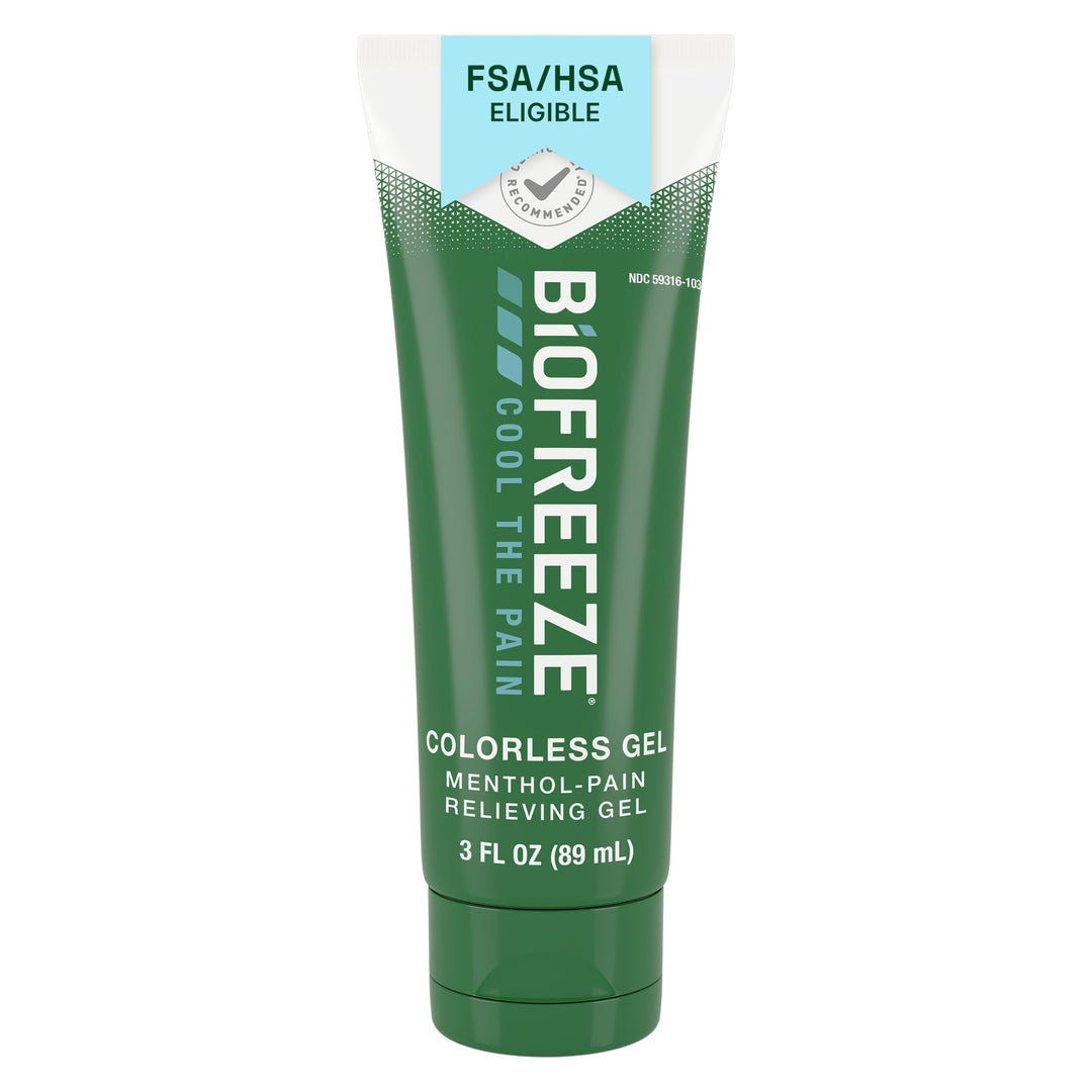 Biofreeze Pain Relief Gel, Colorless Menthol, 3 fl oz