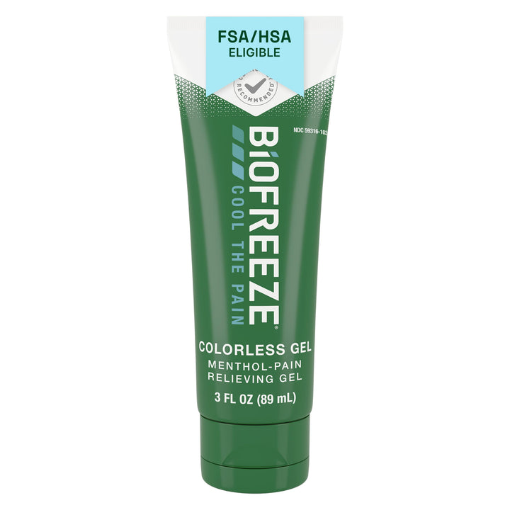 Biofreeze Pain Relief Gel, Colorless Menthol, 3 fl oz