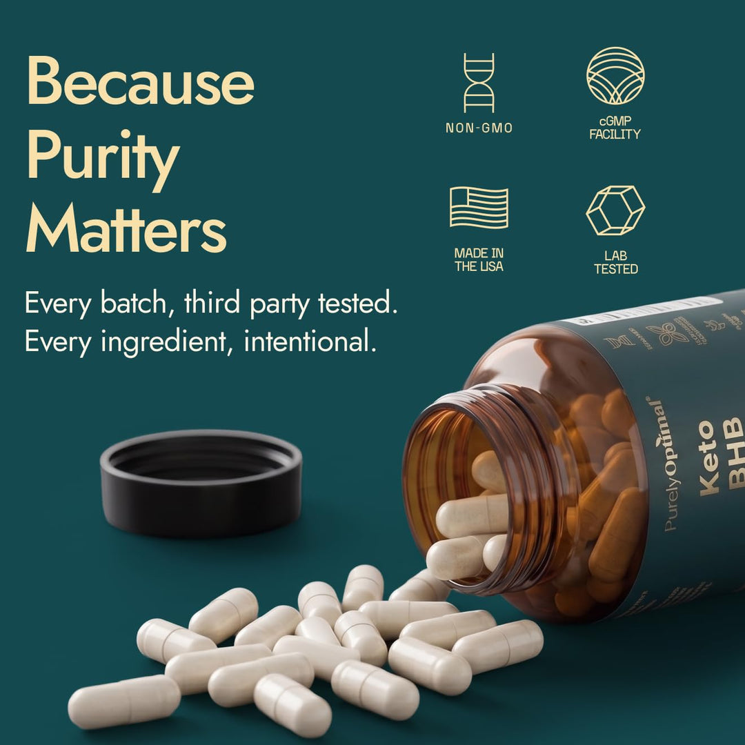 Purely Optimal Keto Bhb Supplement, 30 Days Supply