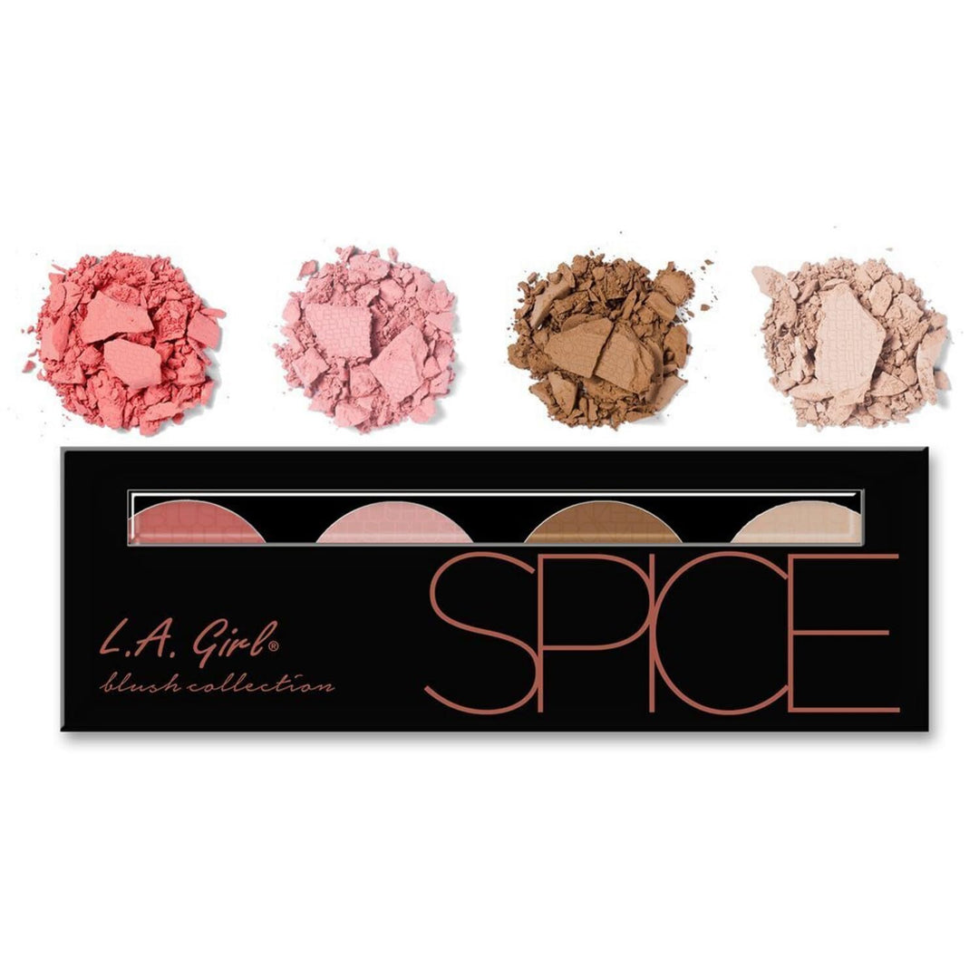 L.A. Girl Beauty Brick Blush Collection, Spice, 1 Count