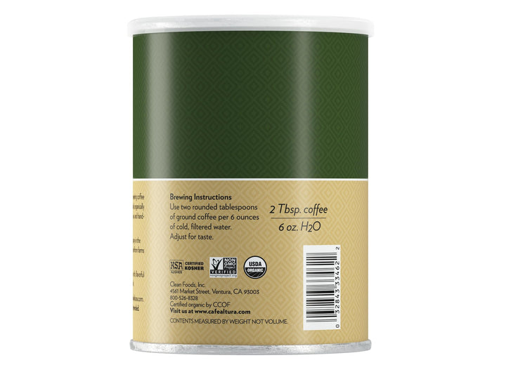 Cafe Altura Ground Organic Coffee, Regular Roast, 12 oz