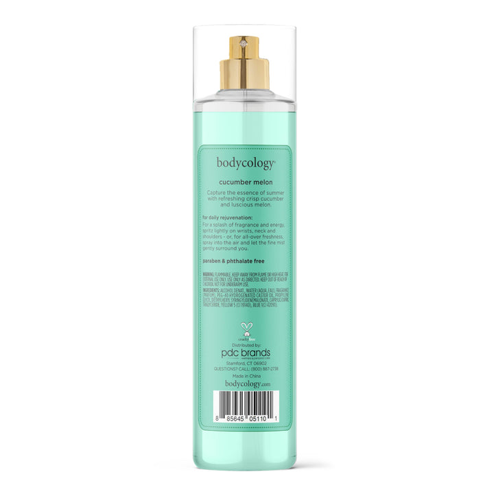 Bodycology Cucumber Melon Body Mist, 237 ml