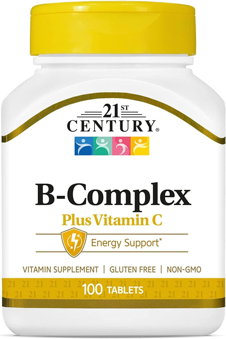 21st Century B Complex Plus Vitamin C, 100 Count