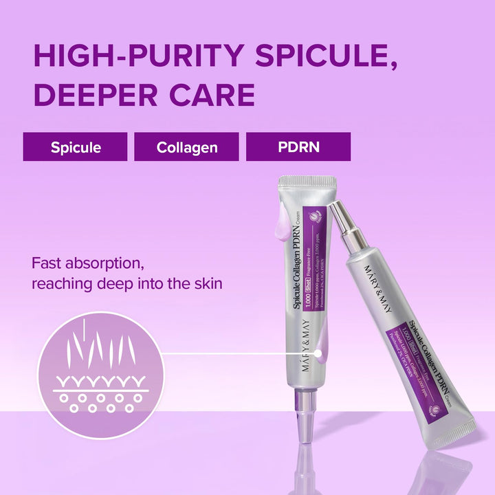 MARY & MAY Spicule Collagen PDRN Firming Cream, 0.53 oz