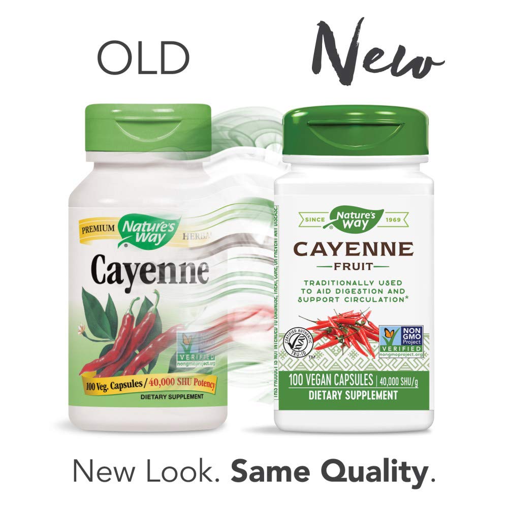 Nature's Way Cayenne Fruit, 100 Count