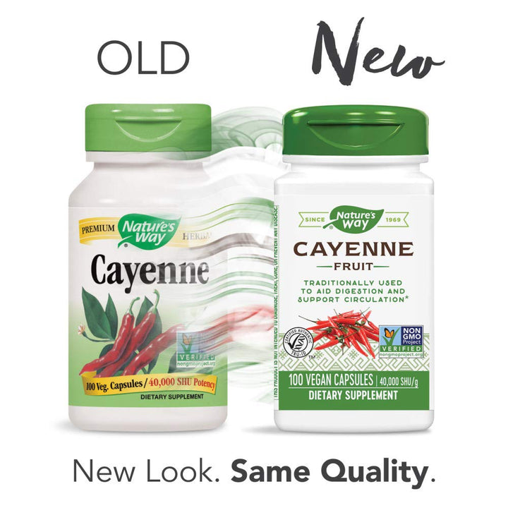 Nature's Way Cayenne Fruit, 100 Count