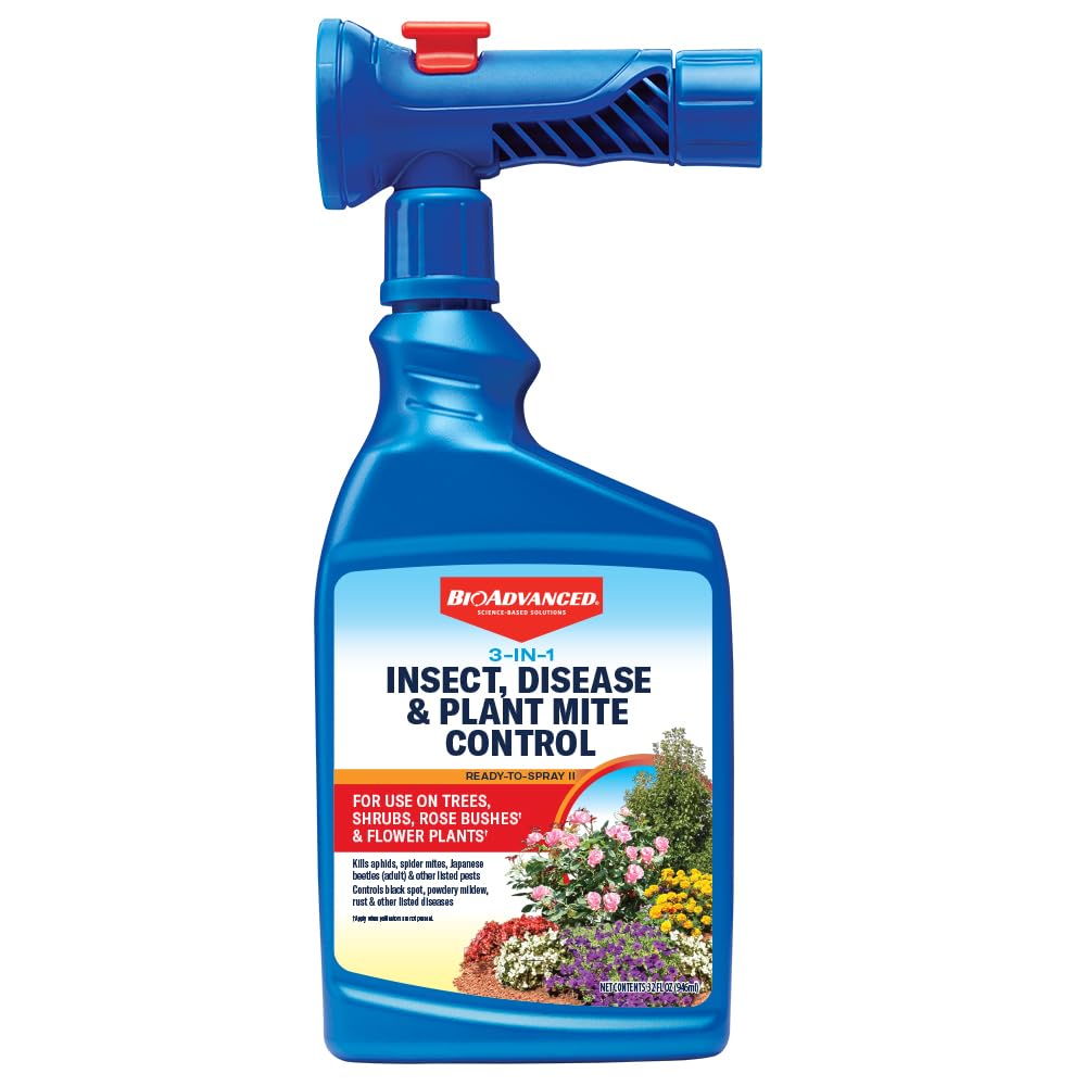 BioAdvanced 3-in-1 Insect Disease and Mite Control Ready-to-Spray, 32 oz