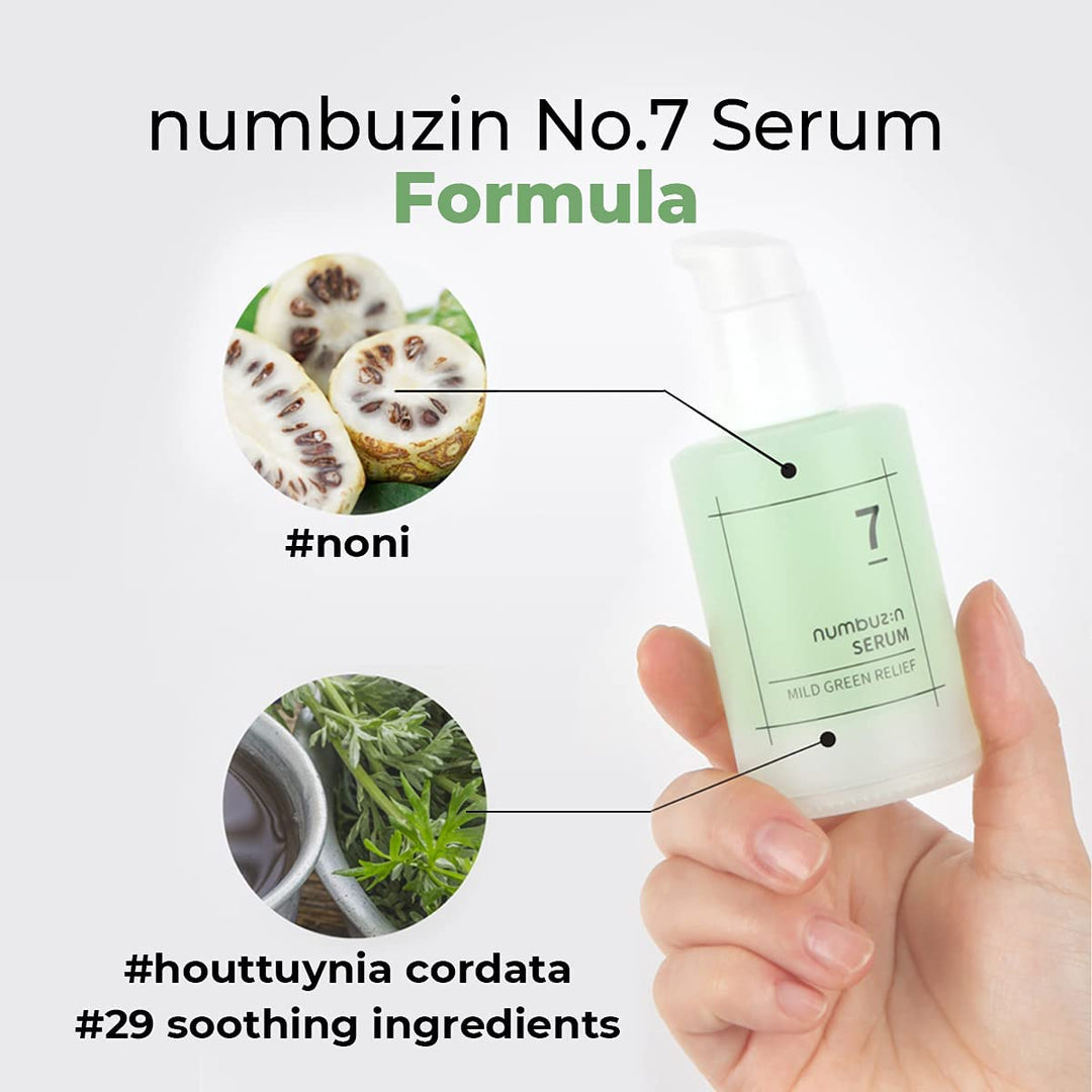 numbuzin No.7 Mild Green Soothing Serum, 1.69 fl oz