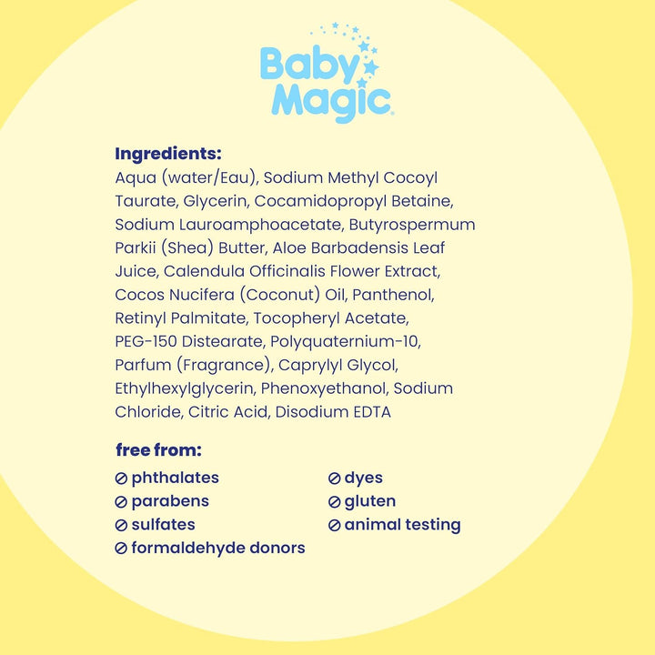 Baby Magic Hair & Body Wash, Soft Powder Scent, 16.5 fl oz
